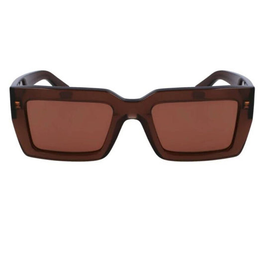 Open Box - Salvatore Brown Rectangular Ladies Sunglasses
