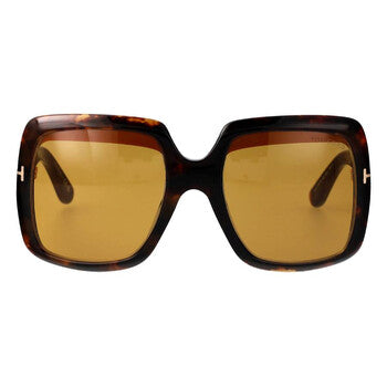Open Box - Brown Square Ladies Sunglasses