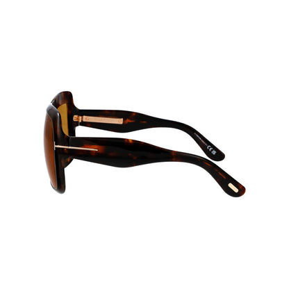 Open Box - Brown Square Ladies Sunglasses