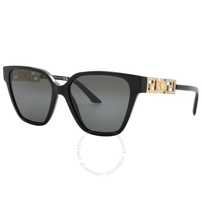 Versace, Open Box - Dark Grey Butterfly Ladies Sunglasses