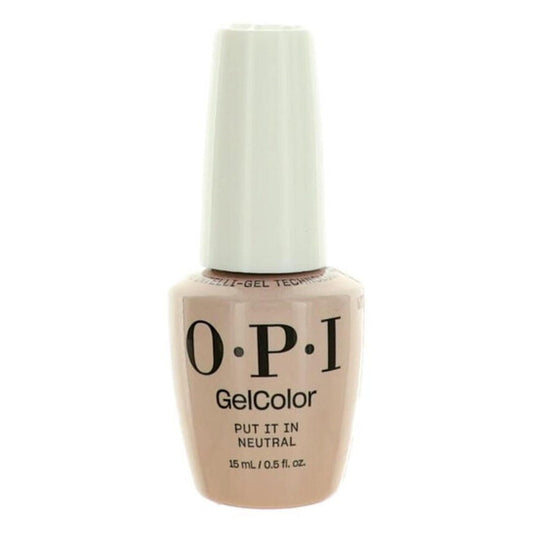 Opi, Ladies Gel Nail Polish 0.5 oz Put It In Neutral Nails