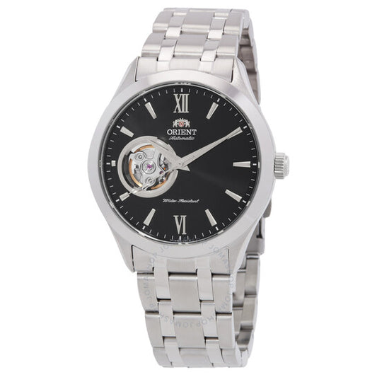 Orient, Automatic Black Open Heart Dial Men's Watch