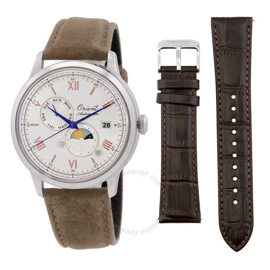 Orient, Classic Automatic Day-Night White Dial Men's Watch