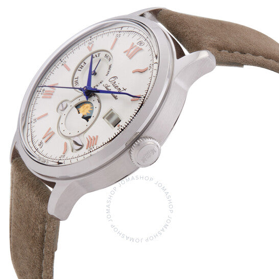 Orient, Classic Automatic Day-Night White Dial Men's Watch