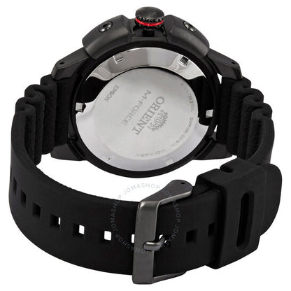 ساعة أورينت إم فورس أوتوماتيكية للرجال بمينا أسود