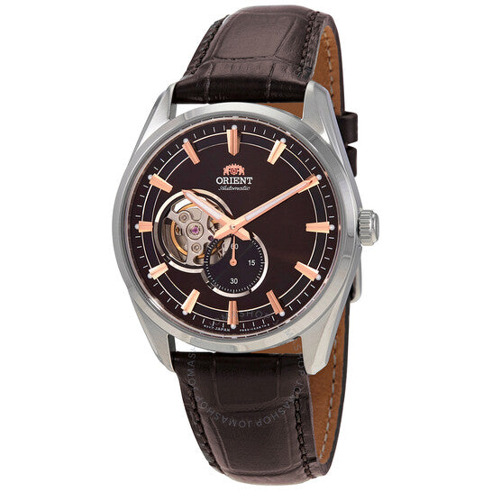 Orient, Open Heart Automatic Brown Dial Men's Watch