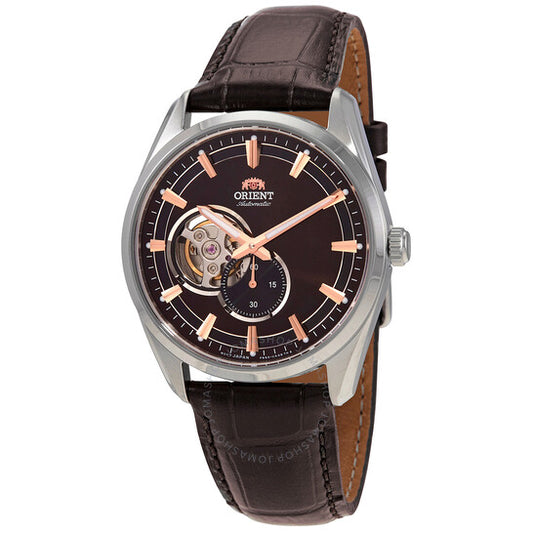 Orient, Open Heart Automatic Brown Dial Men's Watch