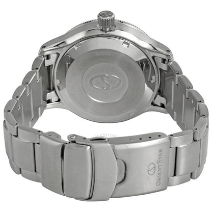 ساعة أورينت ستار أوتوماتيكية للرجال بمينا أسود