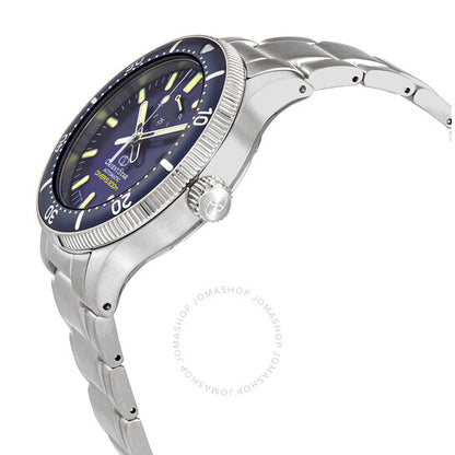 ساعة أورينت ستار أوتوماتيكية للرجال بمينا أزرق