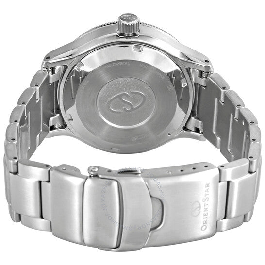 ساعة أورينت ستار أوتوماتيكية للرجال بمينا أخضر