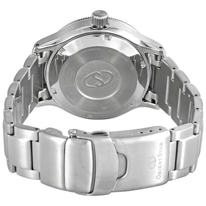 ساعة أورينت ستار أوتوماتيكية للرجال بمينا أخضر