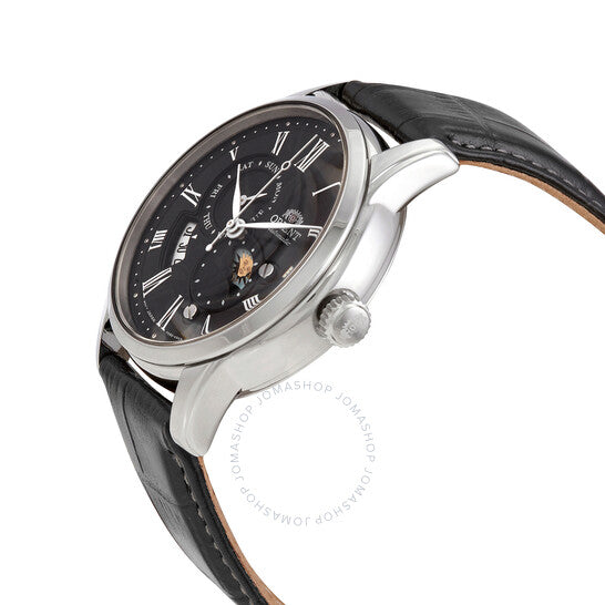 Orient, Sun and Moon Automatic Black Dial Men's Watch