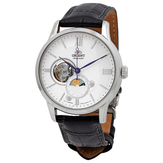 Orient, Sun & Moon Automatic Silver Dial Men's Watch