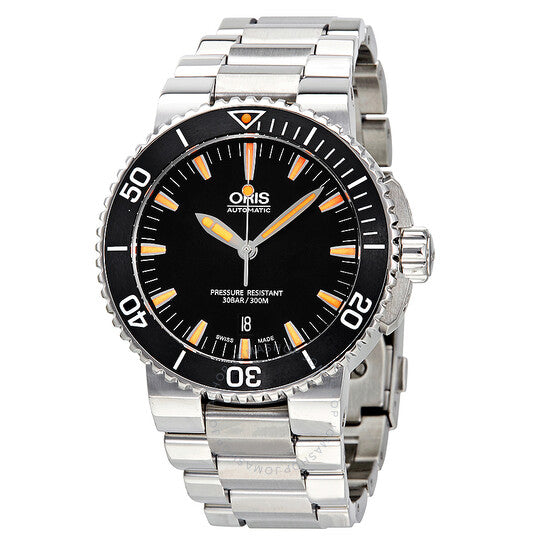 Oris, Aquis Automatic Black Dial Men's Watch 733-7653-4159MB