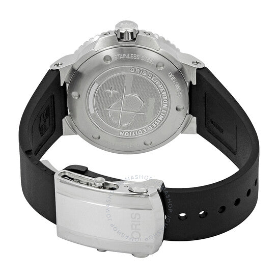 ساعة أوريس أكويس أوتوماتيكية للرجال بمينا أزرق