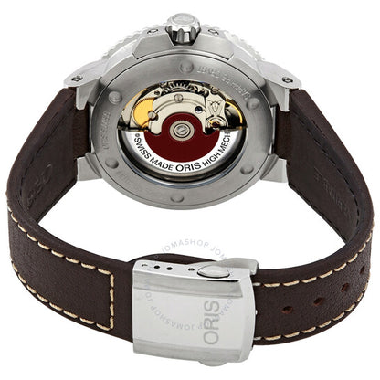 ساعة أوريس أكويس أوتوماتيكية للرجال بمينا أزرق