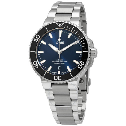 Oris, Aquis Automatic Blue Dial Watch