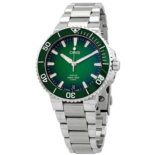 Oris, Aquis Automatic Green Dial Men's Watch