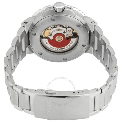 ساعة أوريس أكويس أوتوماتيكية للرجال بمينا أحمر