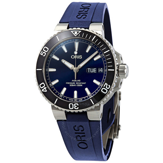 Oris, Aquis Big Day Date Automatic Blue Dial Men's Watch