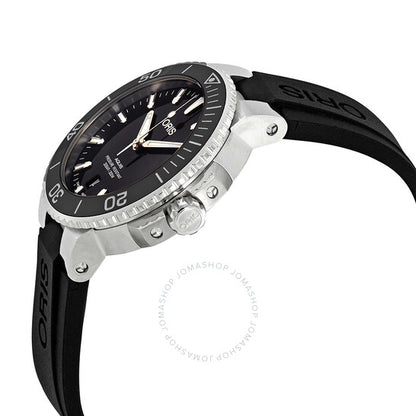 Oris, Aquis Black Dial Automatic Men's Rubber Watch