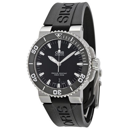 Oris, Aquis Date 43 mm Steel/Rubber Men's Watch 733-7653-4154RS