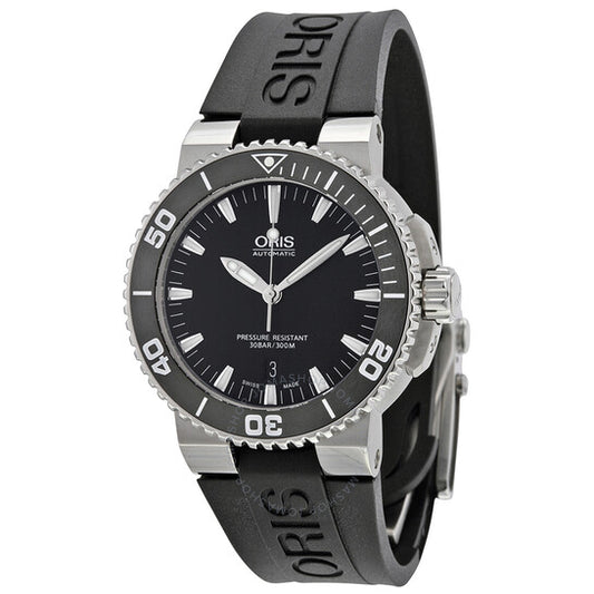 Oris, Aquis Date 43 mm Steel/Rubber Men's Watch 733-7653-4154RS