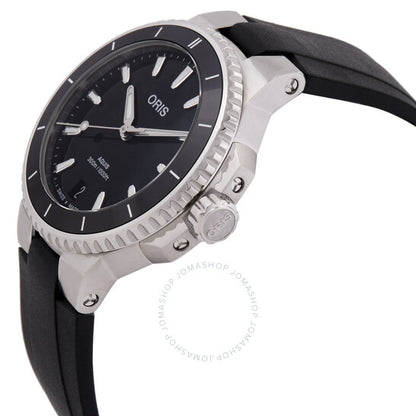 ساعة أوريس أكويس ديت أوتوماتيكية بمينا أسود للسيدات