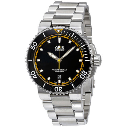Oris, Aquis Date Automatic Black Dial Men's Watch