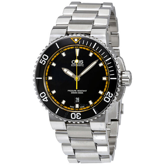 Oris, Aquis Date Automatic Black Dial Men's Watch