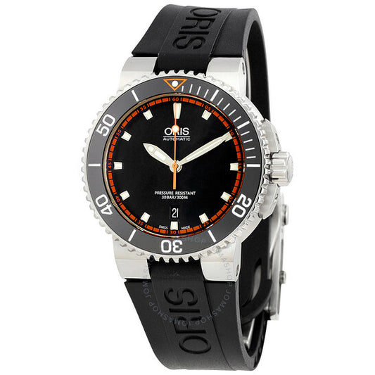 Oris, Aquis Date Automatic Black Dial Men's Watch