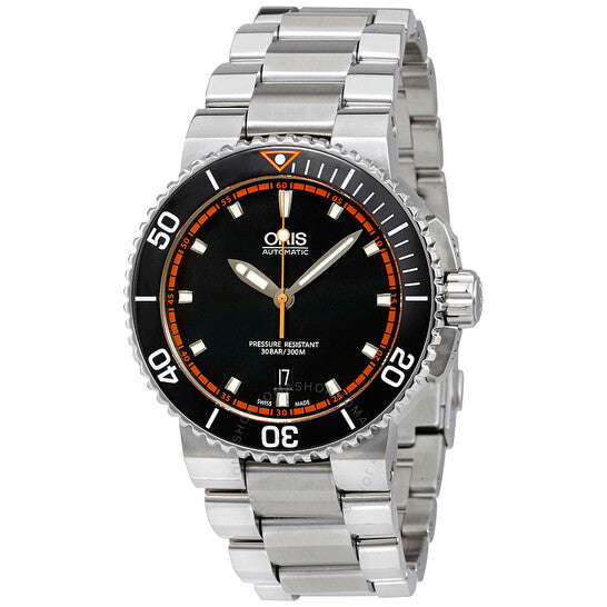 Oris, Aquis Date Automatic Black Dial Men's Watch