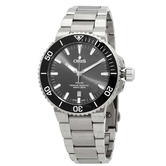 Oris, Aquis Date Automatic Dark Grey Dial Men's Watch