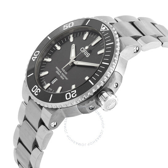 Oris, Aquis Date Automatic Dark Grey Dial Men's Watch