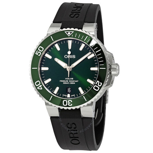 Oris, Aquis Date Automatic Green Dial Men's Watch