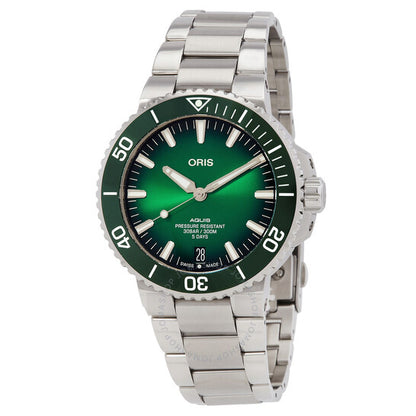 Oris, Aquis Date Automatic Green Dial Men's Watch
