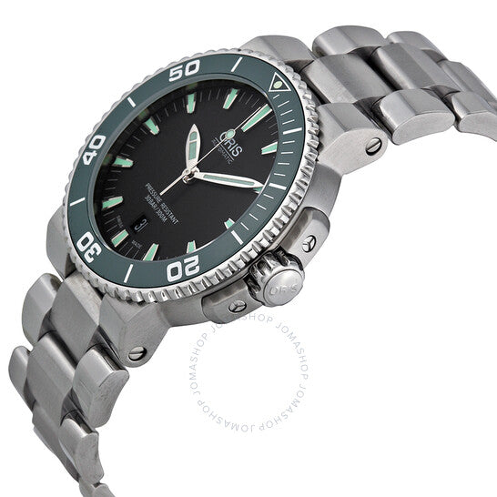 Oris, Aquis Date Automatic Grey Dial Men's Watch 733-7653-4137MB
