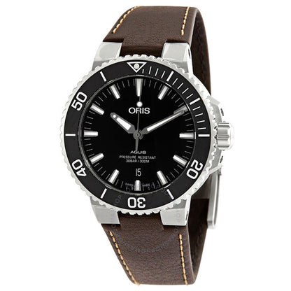 Oris, Aquis Date Automatic Black Dial Men's Watch