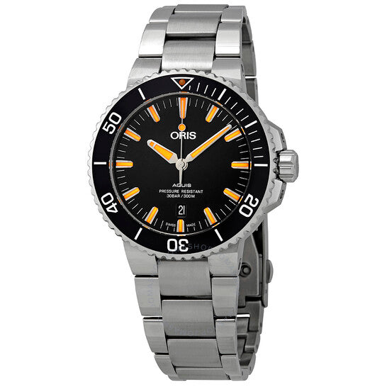 Oris, Aquis Date Automatic Black Dial Men's Watch
