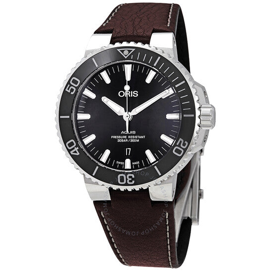 Oris, Aquis Date Automatic Black Dial Men's Watch