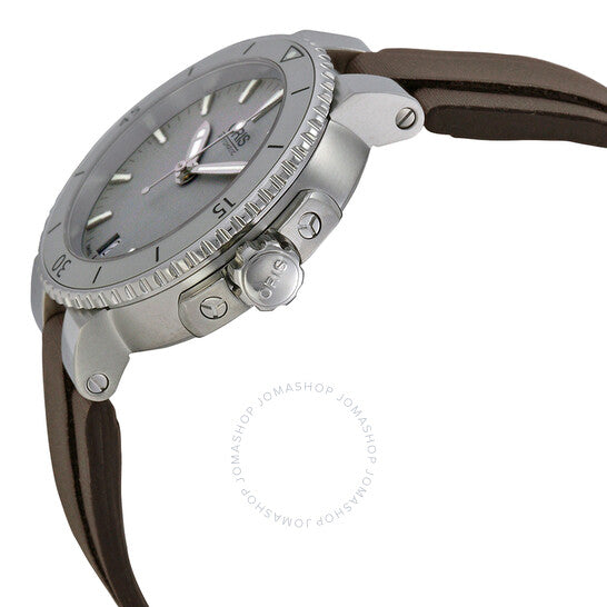 Oris, Aquis Date Grey Dial Black Rubber Watch