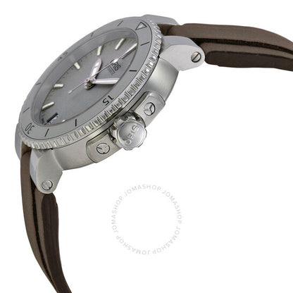 Oris, Aquis Date Grey Dial Black Rubber Watch
