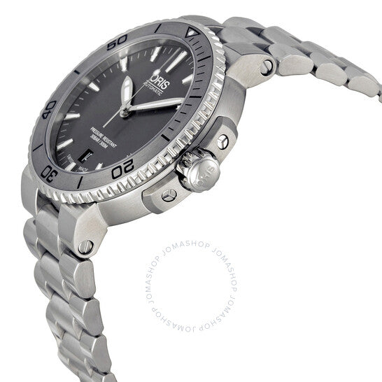 Oris, Aquis Date Grey Dial Stainless Steel Men's Watch