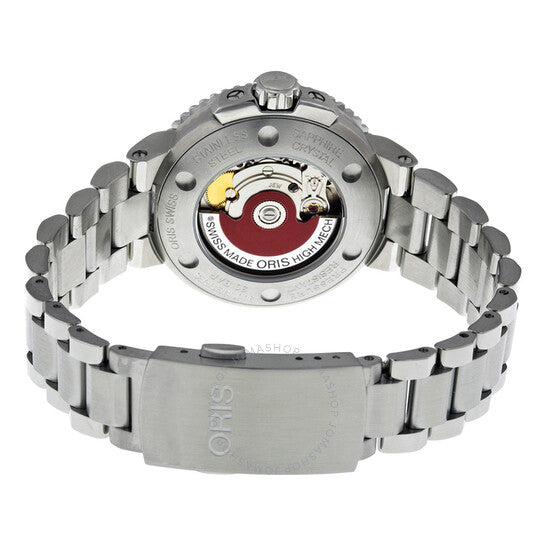 Oris, Aquis Date Silver Dial Stainless Steel Ladies Watch