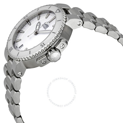 Oris, Aquis Date Steel & Ceramic Ladies Watch 733-7652-4156MB