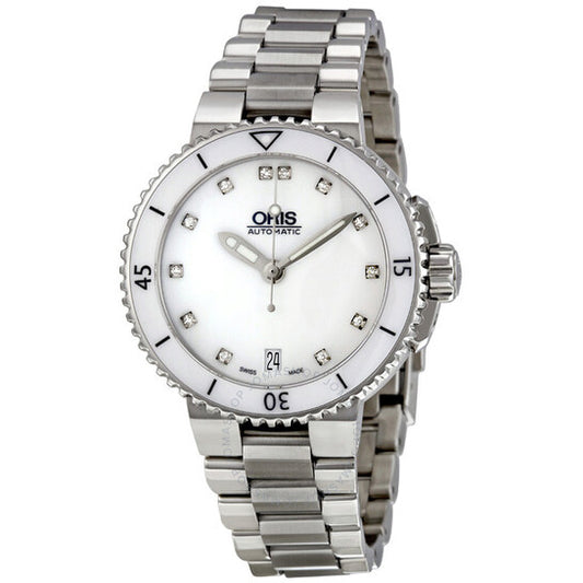 Oris, Aquis Diamond Ladies Watch 733-7652-4191MB