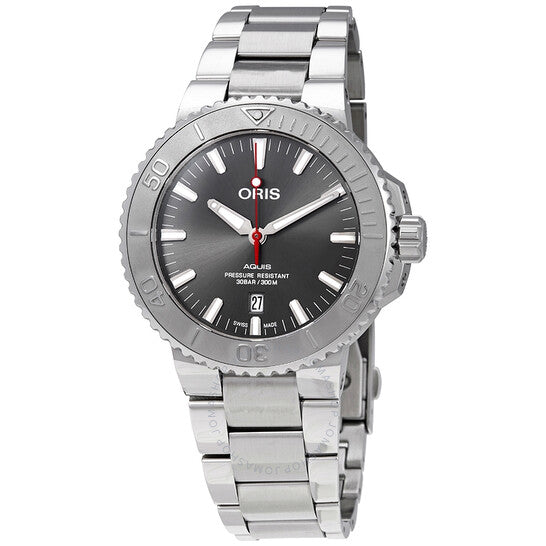 Oris, Aquis Automatic Grey Dial Stainless Steel Men's Watch