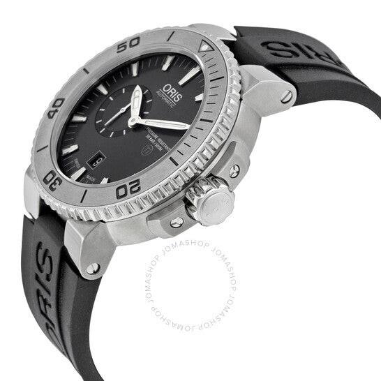 Oris, Aquis Grey Dial Rubber Automatic Men's Watch 743-7664-7253RS