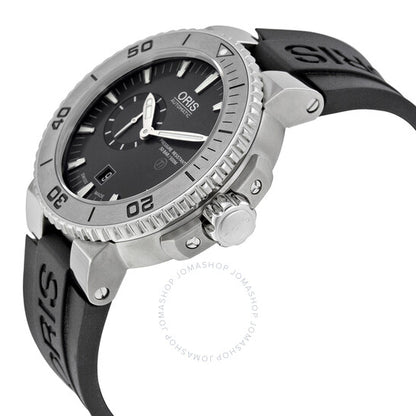 Oris, Aquis Grey Dial Rubber Automatic Men's Watch 743-7664-7253RS