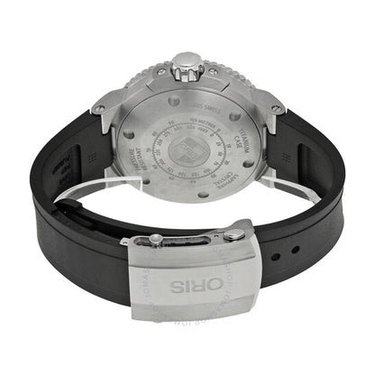 Oris, Aquis Grey Dial Rubber Automatic Men's Watch 743-7664-7253RS